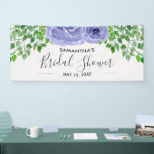 Elegantes lila Brautparty der Blumen-| Banner (Messe)
