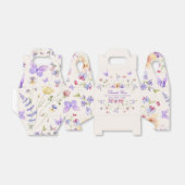 Elegantes Lila Brautparty Geschenkschachtel (Ungefaltet)