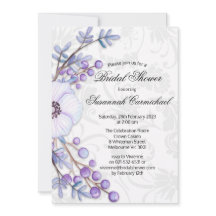 Elegantes Lila Brautparty mit Blumenkranz Damask