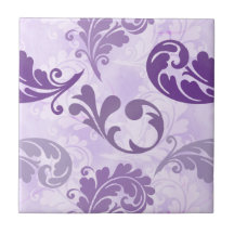 Elegantes lila Feder-Muster