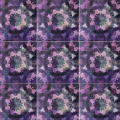 Elegantes Lila geometrisches Muster Fliese