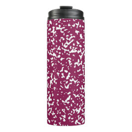 Elegantes Lila Kompositionsbuch Thermosbecher