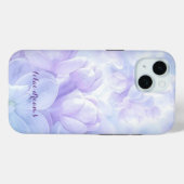Elegantes Lila Lilac-Blume-Design Case-Mate iPhone Hülle (Rückseite (Horizontal))