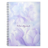 Elegantes Lila Lilac-Blume-Design Notizblock (Vorderseite)