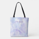 Elegantes Lila Lilac-Blume-Design Tasche (Rückseite)