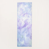 Elegantes Lila Lilac-Blume-Design Yogamatte (Rückseite)