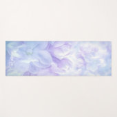 Elegantes Lila Lilac-Blume-Design Yogamatte (Vorderseite (Horizontal))