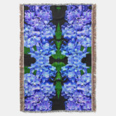 Elegantes lila Magenta Blumenhydrangea Decke (Vorderseite Vertikal)