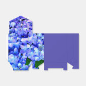 Elegantes lila Magenta Blumenhydrangea Geschenkschachtel (Ungefaltet)