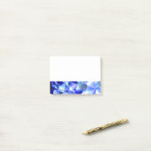 Elegantes lila Magenta Blumenhydrangea Post-it Klebezettel (Auf Schreibtisch)