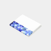 Elegantes lila Magenta Blumenhydrangea Post-it Klebezettel (angewinkelt)