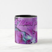 Elegantes lila Magenta Blumenhydrangea Tasse (Zentrum)