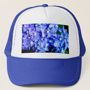 Elegantes lila Magenta Blumenhydrangea Truckerkappe