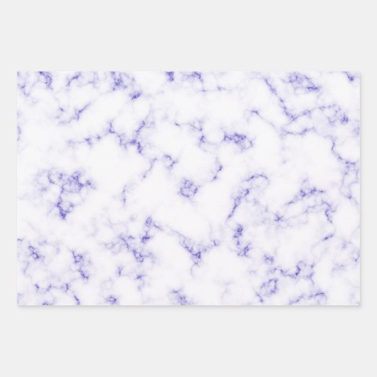 Elegantes lila Marmormuster Geschenkpapier Set (Vorderseite 2)