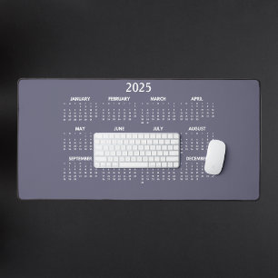 Elegantes lila minimalistisches Design Schreibtischunterlage