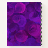 Elegantes Lila Party 60 & Rentenersatz Notizblock (Rückseite)