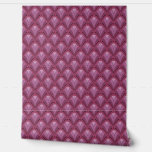 Elegantes Lila Rosa Art Deco Vintages Muster Tapete<br><div class="desc">Elegantes Lila rosa Art Deco Vintages Muster-Tapete mit elegantem Deko-Muster in lila und rosa. Ideal für Wohngestaltung,  Büroeinrichtung,  Veranstaltungsdekoration und Party-Dekoration. Erstellt von Evco Studio www.zazzle.com/store/evcostudio</div>