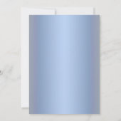 Elegantes Lila Schmetterling Probe Abendessen Einladung (Rückseite)