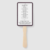 Elegantes Lila Sonnenblumenprogramm Fächer (Rückseite)