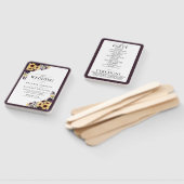 Elegantes Lila Sonnenblumenprogramm Fächer (Non-assembled)