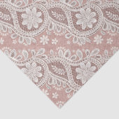 Elegantes lila Spitzenmuster  Seidenpapier (Ausschnitt)