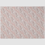 Elegantes lila Spitzenmuster  Seidenpapier (Vorderseite)