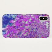 Elegantes Lila und blaues Limelight Hydrangea Case-Mate iPhone Hülle (Rückseite (Horizontal))
