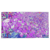 Elegantes Lila und blaues Limelight Hydrangea Kissenbezug (Vorderseite-Rechts)