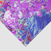 Elegantes Lila und blaues Limelight Hydrangea Seidenpapier (Ausschnitt)
