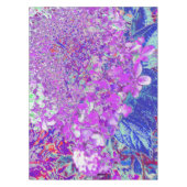 Elegantes Lila und blaues Limelight Hydrangea Tischdecke (Vorderseite)