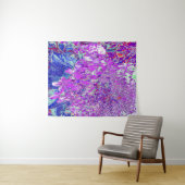 Elegantes Lila und blaues Limelight Hydrangea Wandteppich (Beispiel (Horizontal))