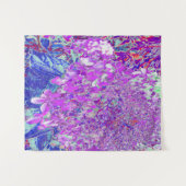 Elegantes Lila und blaues Limelight Hydrangea Wandteppich (Vorderseite (Horizontal))