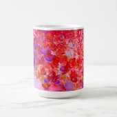 Elegantes Lila und Orange Limelight Hydrangea Kaffeetasse (Mittel)