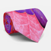 Elegantes Lila und Orange Limelight Hydrangea Krawatte (Gerollt)