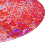 Elegantes Lila und Orange Limelight Hydrangea Schneidebrett (Ecke)