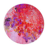 Elegantes Lila und Orange Limelight Hydrangea Schneidebrett (Vorderseite)