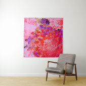 Elegantes Lila und Orange Limelight Hydrangea Wandteppich (Beispiel (Horizontal))