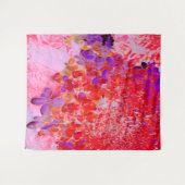 Elegantes Lila und Orange Limelight Hydrangea Wandteppich (Vorderseite (Horizontal))