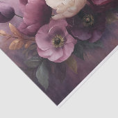 Elegantes Lila und weißes Bouquet Seidenpapier (Ausschnitt)