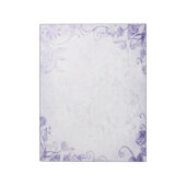 Elegantes Lila Vintag Notizblock (Rotiert)