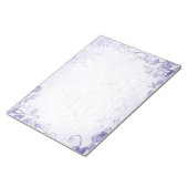 Elegantes Lila Vintag Notizblock (angewinkelt)