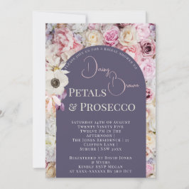 Elegantes Lilac Floral Arch Summer Brautparty Einladung