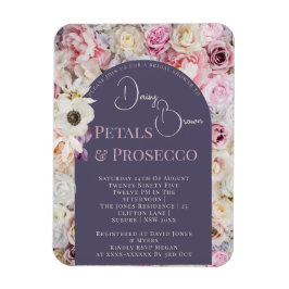 Elegantes Lilac Floral Arch Summer Brautparty Magnet