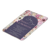 Elegantes Lilac Floral Arch Summer Brautparty Magnet (Linke Seite)