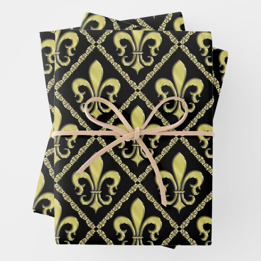 Elegantes Lilie Design Geschenkpapier Set (Beispiel)