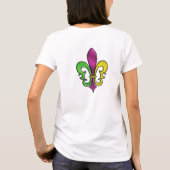 Elegantes Lilie Design T-Shirt (Rückseite)