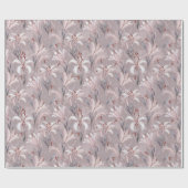 Elegantes Lily Wrapping Paper - Blumengiftwrap Geschenkpapier (Flach)