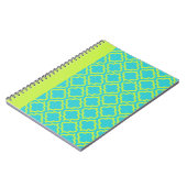 Elegantes Limonen-Notizbuch Notizblock (Linke Seite)
