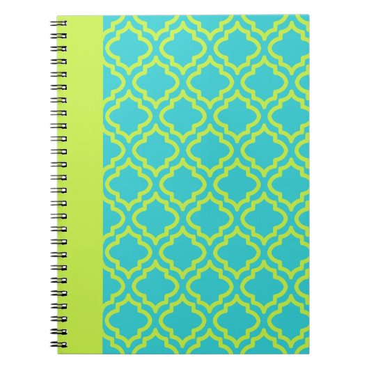 Elegantes Limonen-Notizbuch Notizblock (Vorderseite)