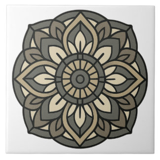 Elegantes Linien-Dekor-Element Fliese